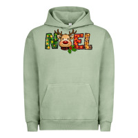 Pigment Oil Green reindeer noel christmas Urban Hoodie - RanaPortraitStore