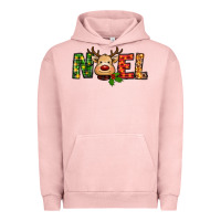 Pigment Salmon reindeer noel christmas Urban Hoodie - RanaPortraitStore