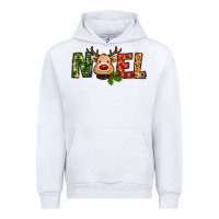 White reindeer noel christmas Urban Hoodie - RanaPortraitStore