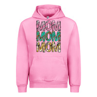 Fuchsia Pink mom mom mom mothers day Urban Hoodie - texasbilliewilder