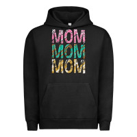 Pigment Black mom mom mom mothers day Urban Hoodie - texasbilliewilder