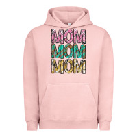 Pigment Salmon mom mom mom mothers day Urban Hoodie - texasbilliewilder