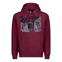 Burgundy race mom Premium Hoodie - Zillion Design Studio