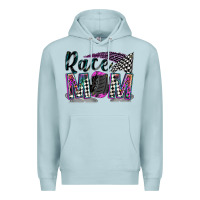 Blue Mist race mom Premium Hoodie - Zillion Design Studio