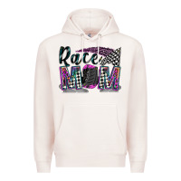 Pale Pink race mom Premium Hoodie - Zillion Design Studio