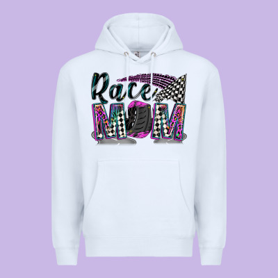 Race Mom Premium Hoodie Designed By Zillion Design Studio