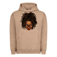 Pigment Burro afro locs messy bun Urban Hoodie - texasbilliewilder