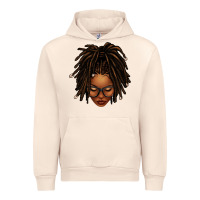 Sandshell afro locs messy bun Urban Hoodie - texasbilliewilder