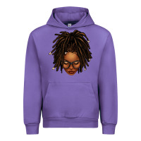 Tulip afro locs messy bun Urban Hoodie - texasbilliewilder