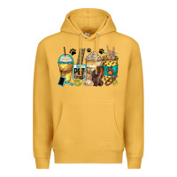 Mustard pet groomer coffee cups Premium Hoodie - Zillion Design Studio