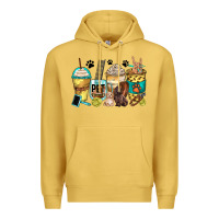 Antique Gold pet groomer coffee cups Premium Hoodie - Zillion Design Studio