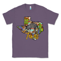 Lavender texas map armadillo Classic Tee - BarkalooDesign