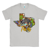 Moon Dust texas map armadillo Classic Tee - BarkalooDesign