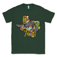 Sports Green texas map armadillo Classic Tee - BarkalooDesign