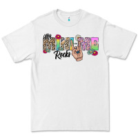 White my mini me rocks Premium Tee - CowhideDigitalArt