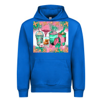 Cobalt nurse coffee cups Urban Hoodie - Zillion Design Studio
