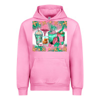 Fuchsia Pink nurse coffee cups Urban Hoodie - Zillion Design Studio