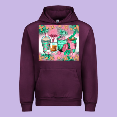 Nurse Coffee Cups Urban Hoodie Designed By Zillion Design Studio