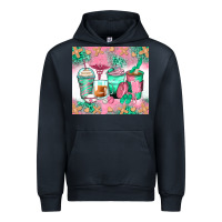 Navy nurse coffee cups Urban Hoodie - Zillion Design Studio