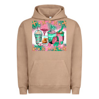 Pigment Burro nurse coffee cups Urban Hoodie - Zillion Design Studio