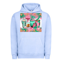 Pigment Grape Ice nurse coffee cups Urban Hoodie - Zillion Design Studio