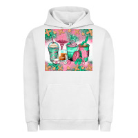 Pigment Lunar Rock nurse coffee cups Urban Hoodie - Zillion Design Studio