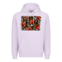 Lilac christmas football Premium Hoodie - RanaPortraitStore