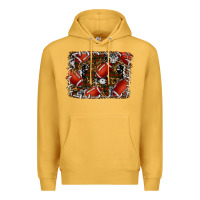 Mustard christmas football Premium Hoodie - RanaPortraitStore