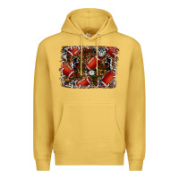 Antique Gold christmas football Premium Hoodie - RanaPortraitStore