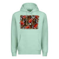 Seafoam christmas football Premium Hoodie - RanaPortraitStore