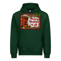 Forest Green merry christmas yall Urban Hoodie - RanaPortraitStore