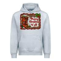 Heather Grey merry christmas yall Urban Hoodie - RanaPortraitStore
