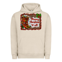 Pigment French Oak merry christmas yall Urban Hoodie - RanaPortraitStore