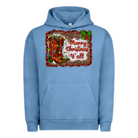Pigment Pebble Blue merry christmas yall Urban Hoodie - RanaPortraitStore