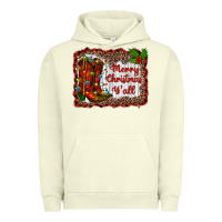 Pigment Pistachio merry christmas yall Urban Hoodie - RanaPortraitStore