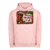 Pigment Salmon merry christmas yall Urban Hoodie - RanaPortraitStore