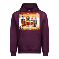 Mauve Wine harry coffee cups Urban Hoodie - Zillion Design Studio