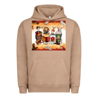 Pigment Burro harry coffee cups Urban Hoodie - Zillion Design Studio
