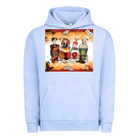 Pigment Grape Ice harry coffee cups Urban Hoodie - Zillion Design Studio