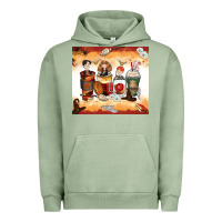 Pigment Oil Green harry coffee cups Urban Hoodie - Zillion Design Studio