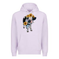 Lilac heifer cow Premium Hoodie - RanaPortraitStore