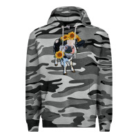 Slate Camo heifer cow Premium Hoodie - RanaPortraitStore