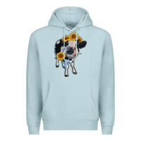Blue Mist heifer cow Premium Hoodie - RanaPortraitStore