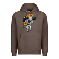 Coffee heifer cow Premium Hoodie - RanaPortraitStore