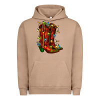 Pigment Burro christmas western boots with lights Urban Hoodie - RanaPortraitStore
