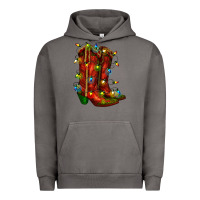 Pigment Tornado christmas western boots with lights Urban Hoodie - RanaPortraitStore