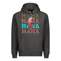 Charcoal Heather racing mama mama mama Premium Hoodie - AdoDesignShop
