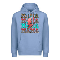 Colony Blue racing mama mama mama Premium Hoodie - AdoDesignShop