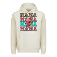 Oatmeal Heather racing mama mama mama Premium Hoodie - AdoDesignShop