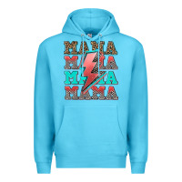 Ocean Blue racing mama mama mama Premium Hoodie - AdoDesignShop